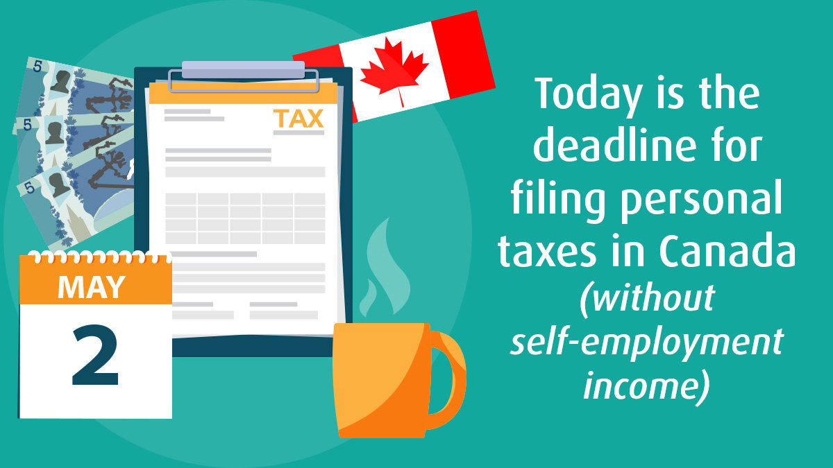 Reminder - today is the last day to file your taxes. Hensall Co-op